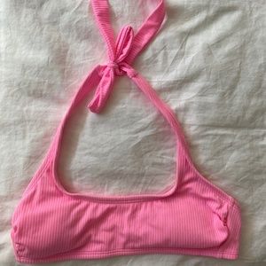 Pink bikini top
